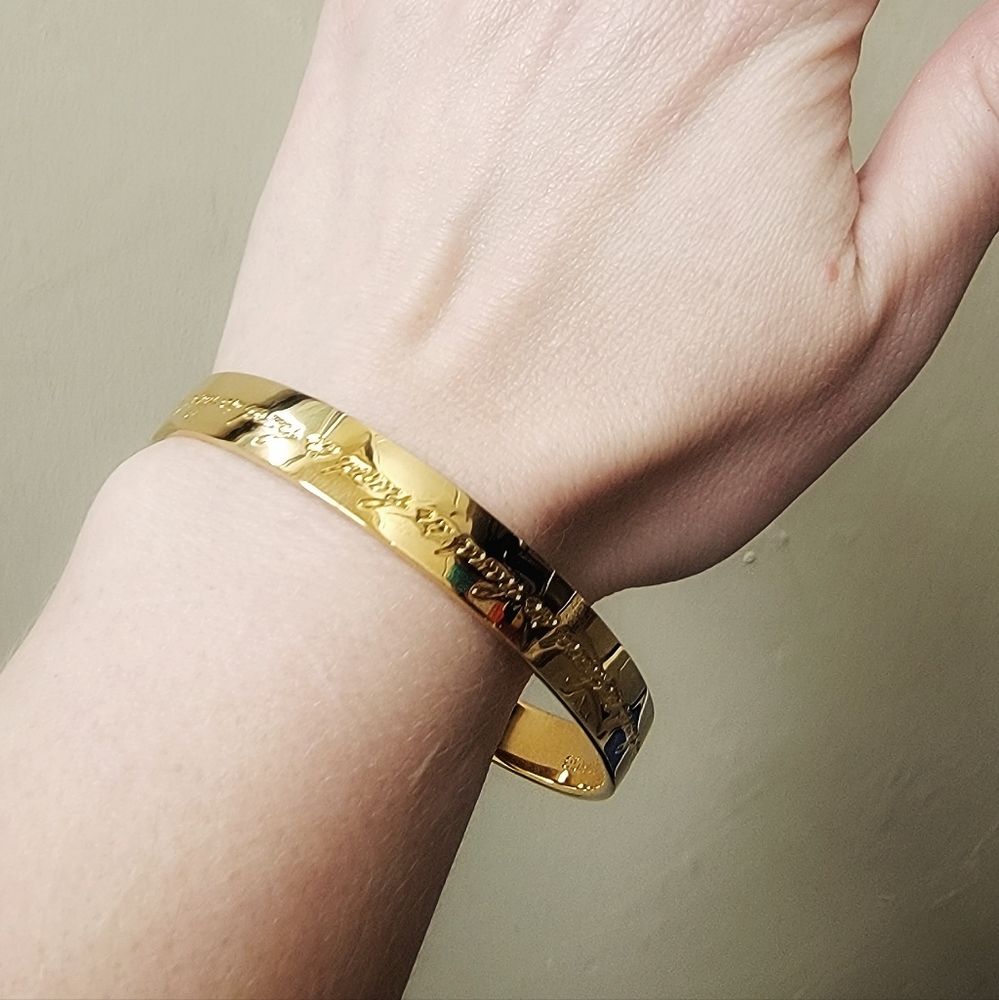 Kate Spade Gold Bangle Bracelet NIB